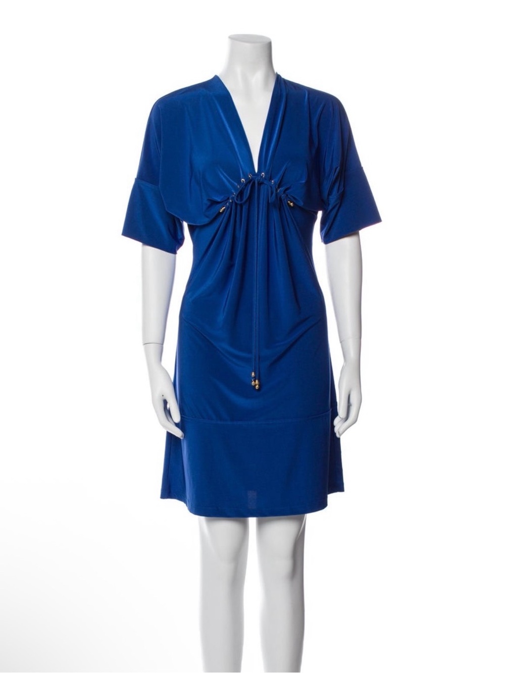 Roberto Cavalli Royal Blue Midi Dress